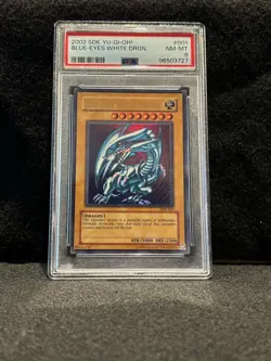 PSA 8 Blue Eyes White Dragon - SDK-001 - Unlimited - Yu-Gi-Oh! - Image 1