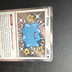 Ditto 201/091 Paldean Fates Holo Rare Pokemon TCG Card English 2024 HP60 - Image 2