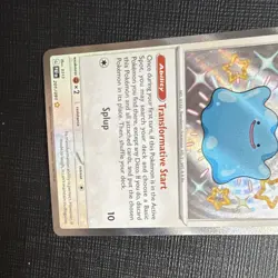 Ditto 201/091 Paldean Fates Holo Rare Pokemon TCG Card English 2024 HP60 - Image 3