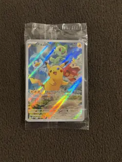 Pokemon Pikachu - 027 - SV: Scarlet & Violet Promo Cards *SEALED* - Image 1