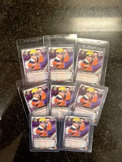 Lot Of 8 Naruto N-001 2006 ALL First Edition Path To Hokage English Rookie Cards - Image 1