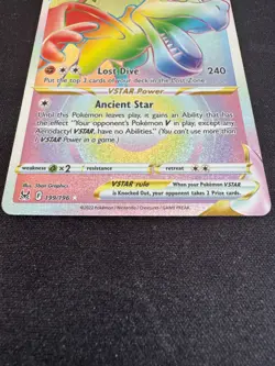 Aerodactyl VSTAR Rainbow Secret Rare - POKEMON CARD - LOST ORIGIN - 199/196 NM - Image 3