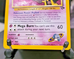 Sabrina's Alakazam 16/132 Gym Challenge Holo - LP/MP Pokemon CCG Card - Image 5