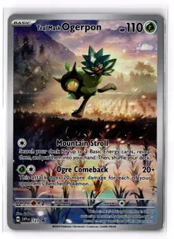 Teal Mask Ogerpon 123 SV: Scarlet & Violet Promo Cards SVP Holo NM - Image 1