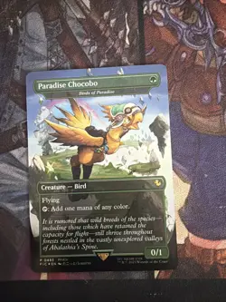 Paradise Chocobo - Birds of Paradise (Borderless) Commander: Final Fantasy Foil - Image 1