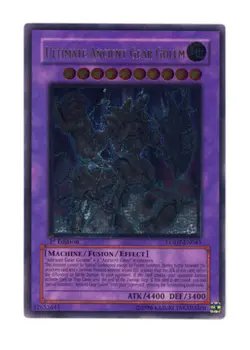 Yugioh! LP Ultimate Ancient Gear Golem - LODT-EN043 - Ultimate Rare - 1st Editio - Image 1