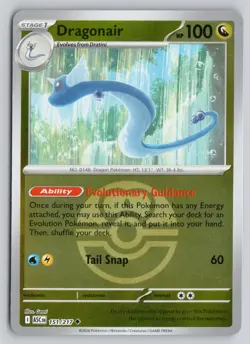 DRAGONAIR (LOVE BALL) 151/217 ME: ASCENDED HEROES POKEMON REVERSE HOLO NM - Image 1
