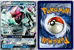 Alolan Ninetales GX 22/145 Holo Ultra Rare Guardians Rising Pokemon - Image 3