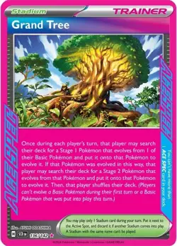 Grand Tree 136/142 S&V Stellar Crown Holo Ace Spec Rare Pokemon TCG Card Acespec - Image 1