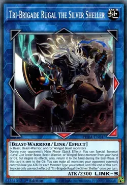 1x Tri-Brigade Rugal the Silver Sheller - 1st Editi NM Eng YuGiOh - Phantom Rage - Image 1