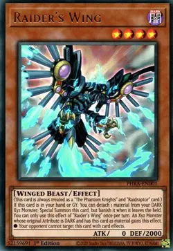 1x Raider's Wing - 1st Edition NM Eng YuGiOh - Phantom Rage - Image 1