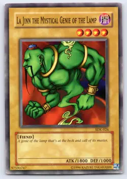 La Jinn the Mystical Genie of the Lamp SDK-026 Starter Deck: Kaiba Yu-Gi-Oh MP - Image 1