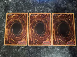 3X Stardust Assault Warrior LED8-EN053 - Yugioh Yu Gi Oh! 3 Playset 1st Edition - Image 2