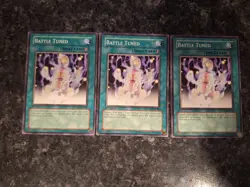 3 Battle Tuned TDGS-EN048 - Yugioh Yu Gi Oh! Playset 1st Edition - Image 1