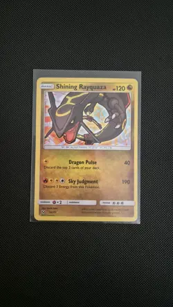 Pokemon Shining Rayquaza Holo Card 56/73 Shining Legends Series LP Open To Offer - Image 1