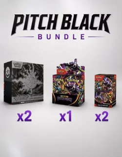 PITCH BLACK 2x Pokemon Center ETB, 2x Booster Bundle, 1x Booster Box PRESALE ✅ - Image 1