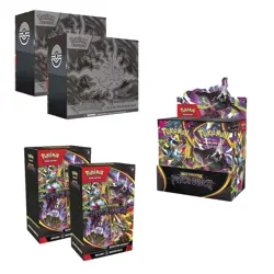PRESALE Pitch Black Pokemon Center Bundle 1x Booster Box, 2x PC ETB - Image 1