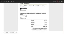 PRESALE Pitch Black Pokemon Center Bundle 1x Booster Box, 2x Bundles, 2x PC ETB - Image 3