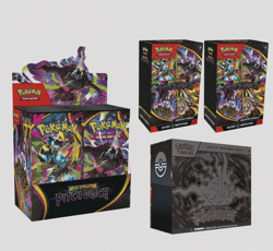 PRESALE- Pokemon Center Pitch Black Bundle 1x Booster Box, 2x Bundles, 1x PC ETB - Image 1