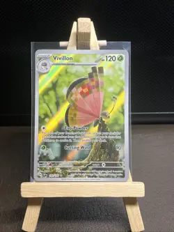 Pokemon TCG Vivillon Illustration Rare Card Surging Sparks 193/191 Near Mint - Image 1