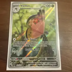 Pokemon TCG Vivillon Illustration Rare Card Surging Sparks 193/191 Near Mint - Image 1