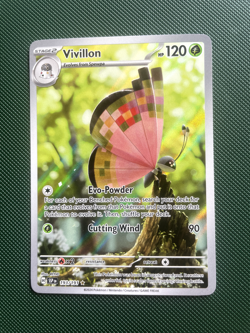 Pokemon TCG Vivillon Illustration Rare Card Surging Sparks 193/191 Near Mint - Image 1