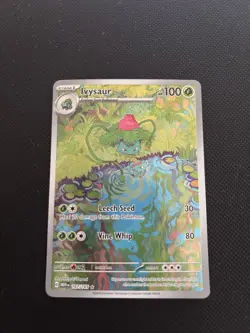 Pokemon TCG - Ivysaur 167/165 - Illustration Rare - Scarlet & Violet 151 - NM - Image 1