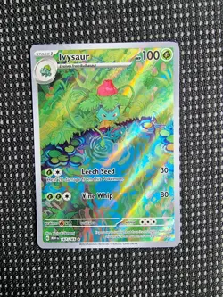 Pokemon TCG Ivysaur 167/165 Illustration Rare Sv: Scarlet & Violet 151 - Image 1