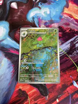 Pokemon TCG Ivysaur 167/165 Illustration Rare Sv: Scarlet & Violet 151 - Image 1