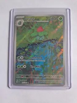 Pokemon TCG Ivysaur 167/165 Illustration Rare Sv: Scarlet & Violet 151 - Image 1
