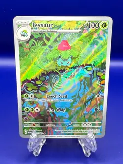 Ivysaur 167/165 Pokemon TCG Scarlet & Violet 151 Illustration Rare English - Image 1