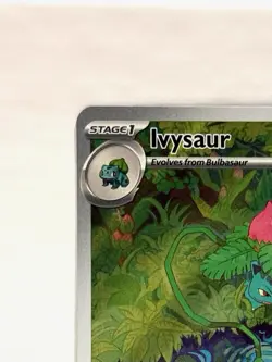 Ivysaur 167/165 Illustration Rare Scarlet & Violet 151 Pokemon Card TCG NM - Image 2
