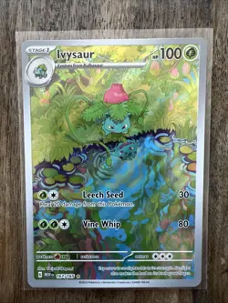 Pokemon TCG Ivysaur Scarlet Violet-151 167/165 Holo Illustration Rare - Image 2