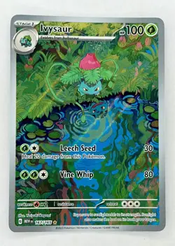 Pokemon TCG Ivysaur Scarlet & Violet-151 167/165 Holo Illustration Rare - Image 1
