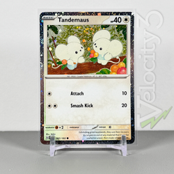 Pokemon TCG Card - Tandemaus 167/193 Cosmos Holo | Common | 2023 Paldea Evolved - Image 1