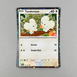 Pokemon TCG Card - Tandemaus 167/193 Cosmos Holo | Common | 2023 Paldea Evolved - Image 2