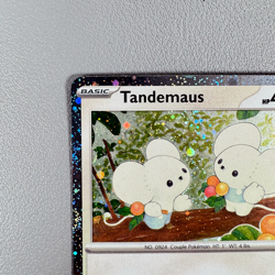 Pokemon TCG Card - Tandemaus 167/193 Cosmos Holo | Common | 2023 Paldea Evolved - Image 3