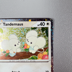 Pokemon TCG Card - Tandemaus 167/193 Cosmos Holo | Common | 2023 Paldea Evolved - Image 5