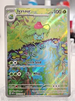 Pokemon TCG Ivysaur Scarlet & Violet-151 167/165 Holo Illustration Rare - Image 1