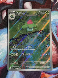 Pokemon TCG Ivysaur Scarlet & Violet 151 Card 167/165 Illustration Rare - Image 1