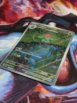 Pokemon TCG Ivysaur Scarlet & Violet 151 Card 167/165 Illustration Rare - Image 3