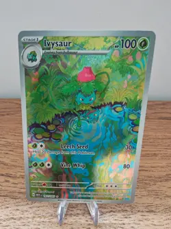 Pokemon TCG Ivysaur 167/165 Scarlet & Violet 151 Illustration Rare - Image 1