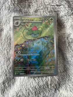 Pokemon TCG Ivysaur Scarlet Violet-151 Illustration Rare Card 167/165 - Image 1