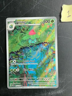 Pokemon TCG Ivysaur Scarlet Violet-151 167/165 Holo Illustration Rare - Image 2