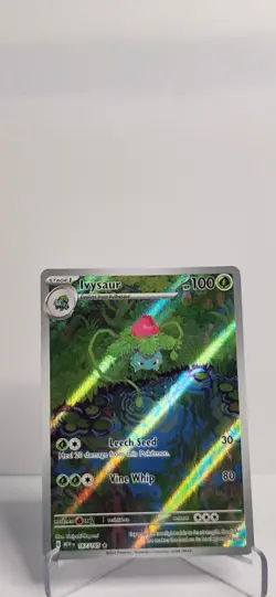 Pokemon TCG Ivysaur Scarlet & Violet-151 167/165 Holo Illustration Rare - Image 1