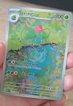 Pokemon TCG Ivysaur Scarlet & Violet-151 167/165 Holo Illustration Rare - Image 2