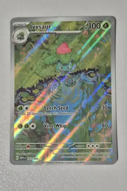 Pokemon TCG Ivysaur Scarlet & Violet-151 167/165 Holo Illustration Rare - Image 1
