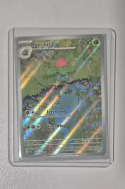 Pokemon TCG Ivysaur Scarlet & Violet-151 167/165 Holo Illustration Rare - Image 3