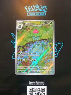 Pokemon TCG Ivysaur Scarlet Violet-151 167/165 Holo Illustration Rare - Image 1