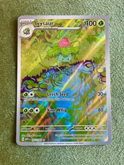 Pokemon TCG Ivysaur Scarlet Violet-151 167/165 Holo Illustration Rare - Image 1